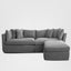 Marbella Modular 4 Seater Sofa Reversible Ottoman Chaise Sofa Storm