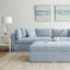 Marbella 4 Seat Sofa Beach W/White piping