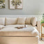 Marbella Modular 4 Seater Sofa Reversible Ottoman Chaise Ivory