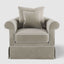 Avalon Hamptons Armchair Natural W/White Piping
