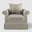 Avalon Hamptons Armchair Natural W/White Piping