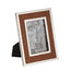 Verona Photoframe Small Tan & Shiny Nickel