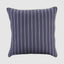 55cm Throw Cushion Navy/White Stripe