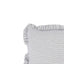 Tick Frill Cushion 50x50 Blue - Cover only