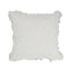 Tick Frill Cushion 50x50 Grey - Cover only