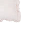 Tick Frill Cushion 50x50 Pink - Cover only