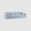 Clovelly 4 Seat Modular Sofa Beach