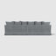 Noosa 4 Seat Modular Sofa Grey