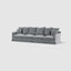 Noosa 4 Seat Modular Sofa Grey