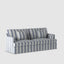 Byron Hamptons 3 Seat Sofa Blue Sky