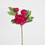 Peony With Two Buds Stem Fuchsia - Pack of 36