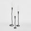 Mordan Forged Iron Candle Holder Set of 3