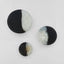 Halo Coat Hook Large Swirl Resin B&W
