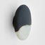 Halo Coat Hook Large Swirl Resin B&W