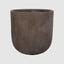 Oyster Lava Planter Large Set of 2 Brown