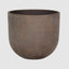 Oyster Lava Planter Small Set of 2 Brown