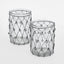 WIRE COVERED CANDLE HOLDER S/2