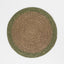Seagrass Placemat with Olive Green Border
