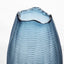 Artem Glass Vase Blue Carved L