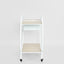 Ryder Bar Cart White Outdoor