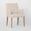 Clifton Dining Chair w/ Arms Beige