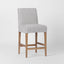 Clifton Counter Stool Slip Cover Blue Stripe