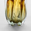 Solenne Handblown Glass Vase Amber & Green Ombre