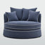 Noosa Hamptons Snuggle Chair Navy with White piping