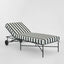 Sheffield Sunlounge Outdoor Iron B/W Stripe Cushion