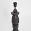Magnus Wood Table Lamp Black Base with White Shade