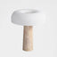 Morel Table Lamp Travertine