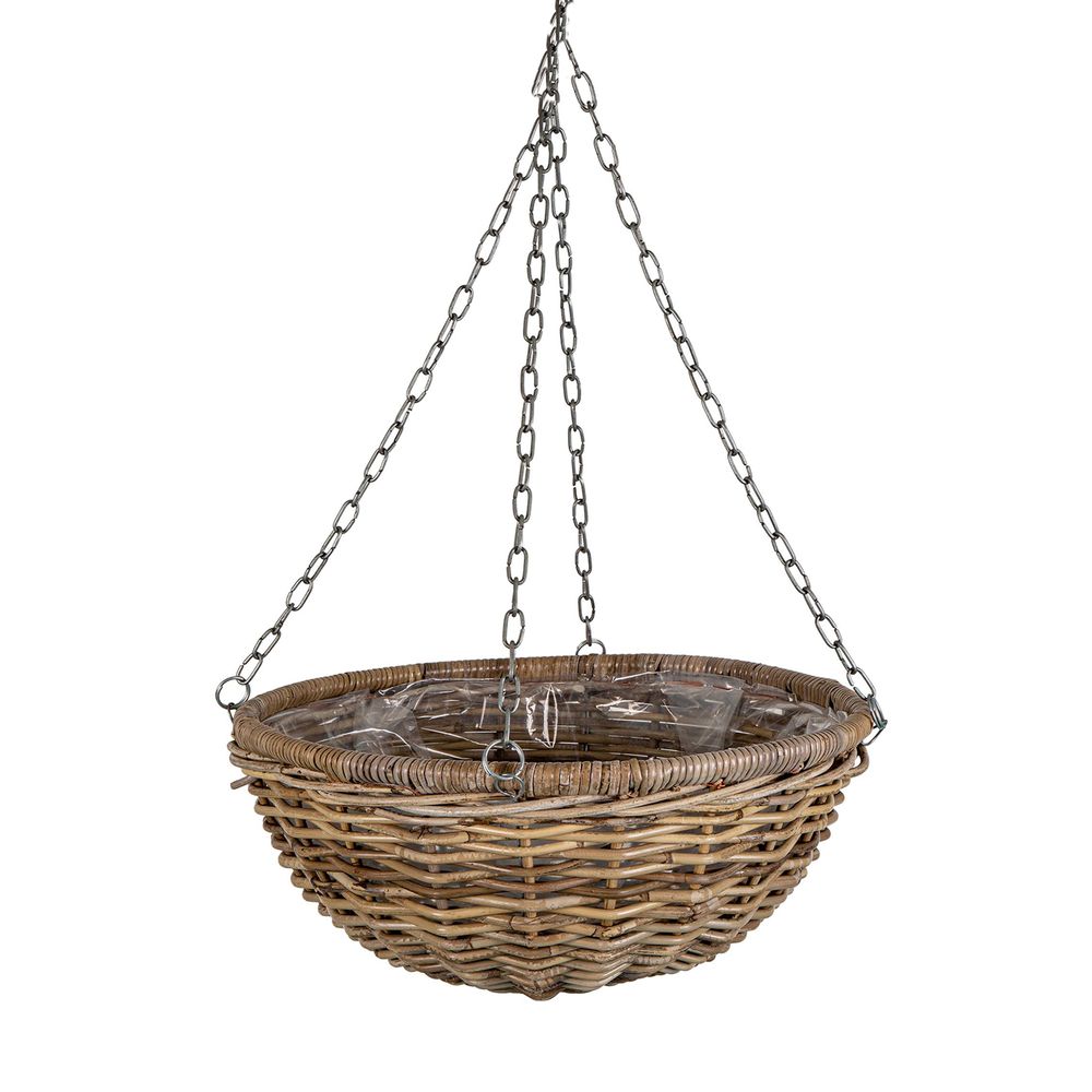 Rattan Hanging Planter Small