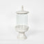 Nini Candle Holder with lid White Medium