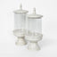 Nini Candle Holder with lid White Medium