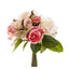 Rose Mix Bouquet 23cm Light Pink