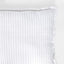 Ribbed Cushion White
