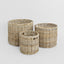 Luna Round Storage Basket set 3