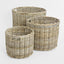 Luna Round Storage Basket set 3
