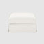 Noosa Hamptons Ottoman Ivory 