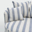 Noosa Hamptons Snuggle Chair Blue Sky Stripe