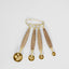 Wooden Handle Measuring Spoons Set of 4