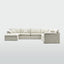 Norfolk 6 Seater Modular with Chaise (Reversible) Beige 