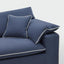 Norfolk 6 Seater Modular Navy w/White piping