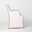 Clifton Dining Chair w/Arms Slip Cover Ivory with Navy Piping