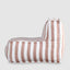 Lola Sofa Chair Section Terracotta Stripe