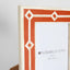 Sasha Bone Inlay Photo Frame Orange 5x7 