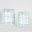 Zena Bone Inlay Photo Frame Light Blue 4x6 