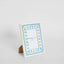 Zena Bone Inlay Photo Frame Light Blue 4x6 