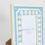 Zena Bone Inlay Photo Frame Light Blue 4x6 