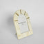 Orla Arch Bone Inlay White Photo Frame 5x7 